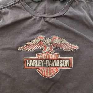 Women’s cropped Harley Davidson tee